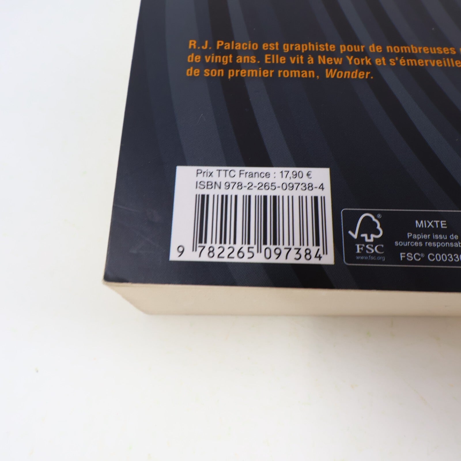 2013 Wonder R.J. Palacio Littérature Américaine Roman Fleuve Noir Français Livre