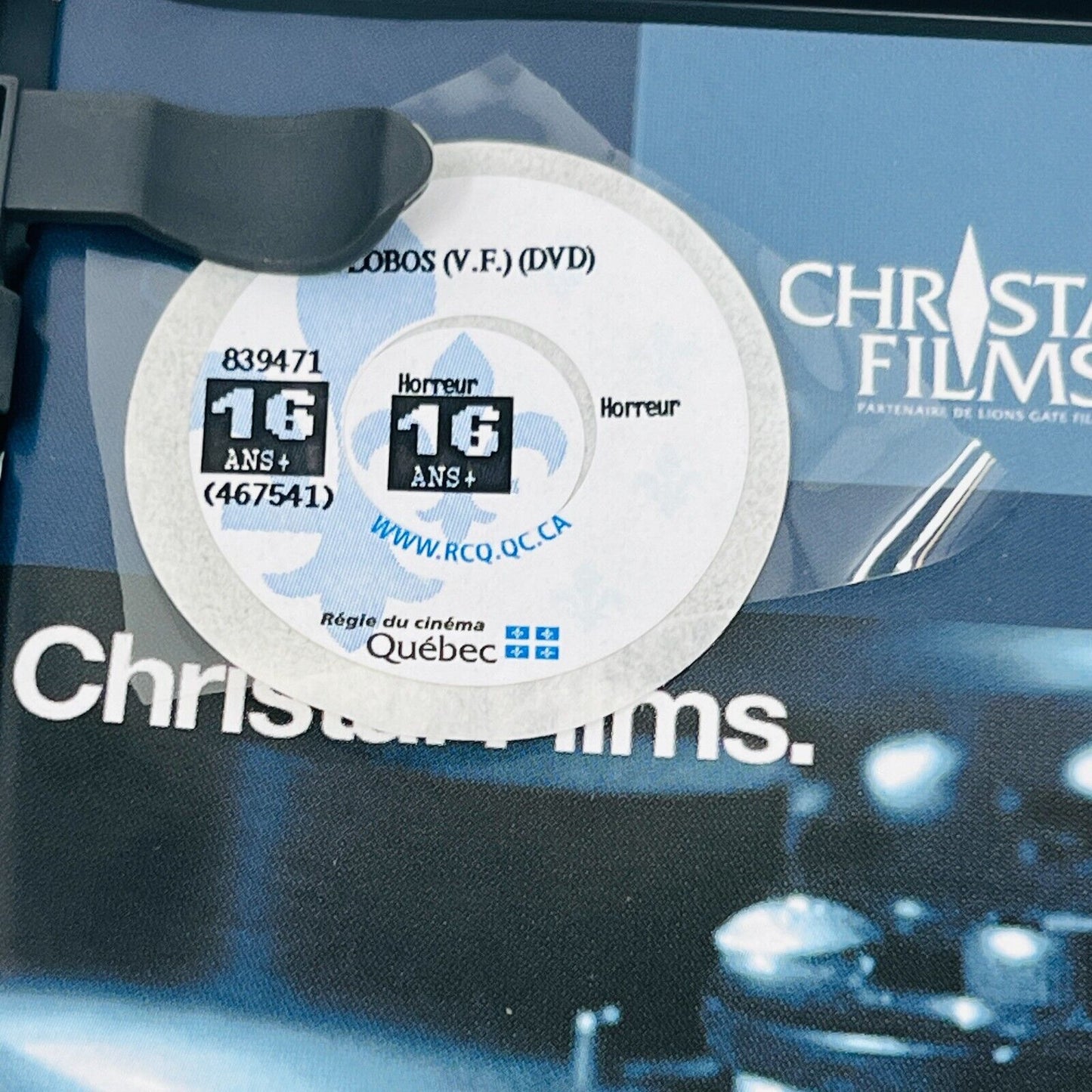 2003 Kolobos DVD Testé Horreur Français/French NTSC Region 1 Christal Films 4:3
