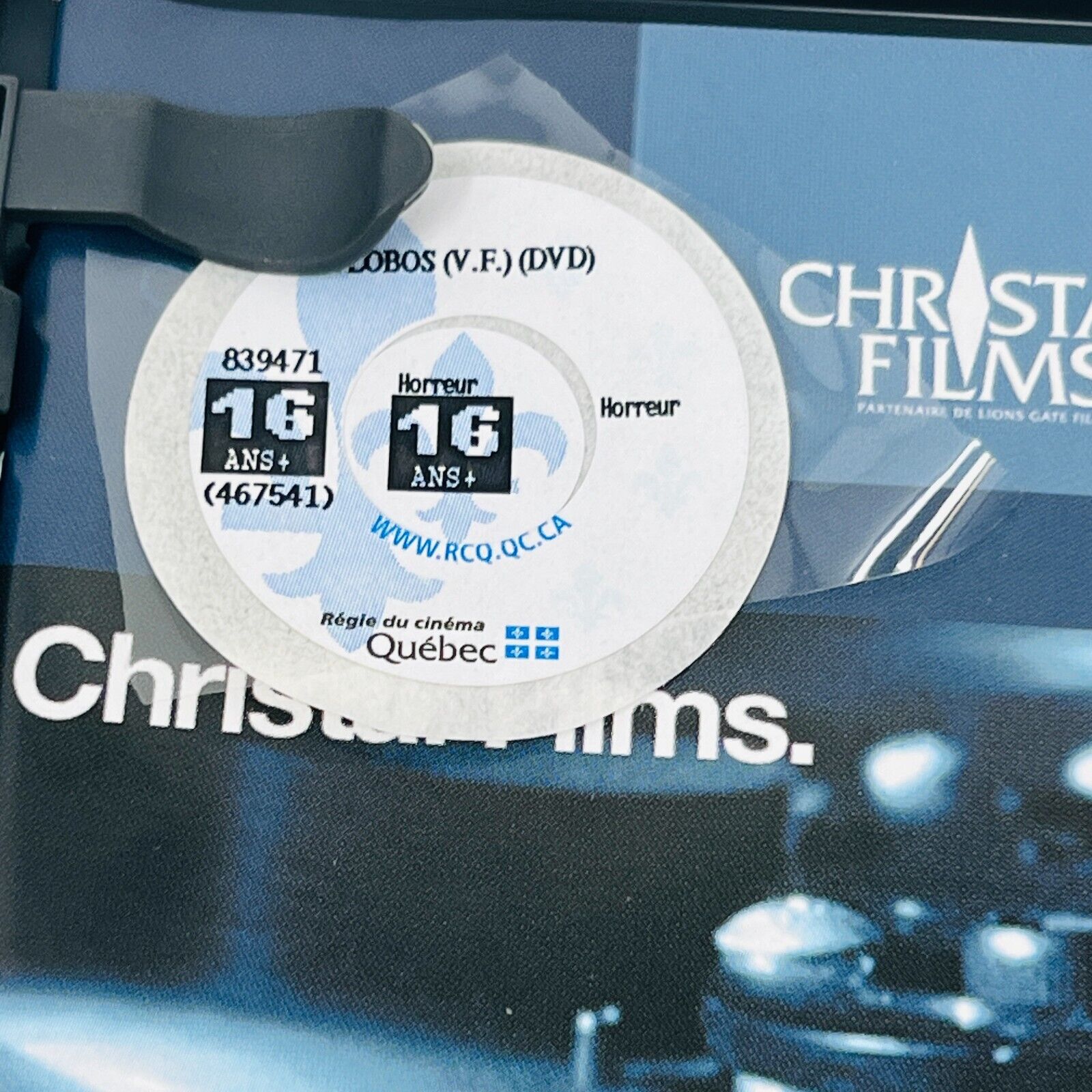 2003 Kolobos DVD Testé Horreur Français/French NTSC Region 1 Christal Films 4:3