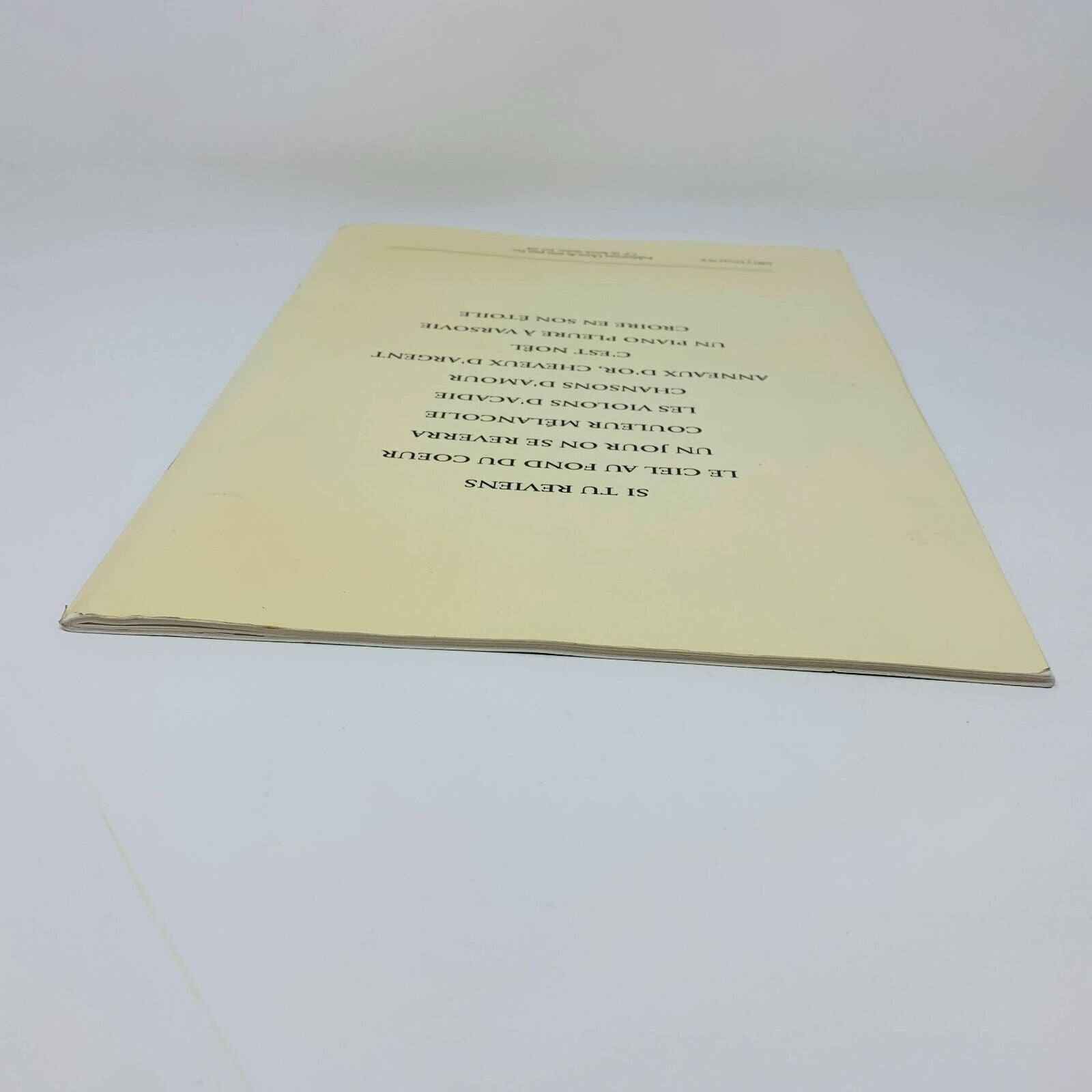 1994 Chansons de Tendresse et d'Amitié Alain Morisod Sweet People Partitions