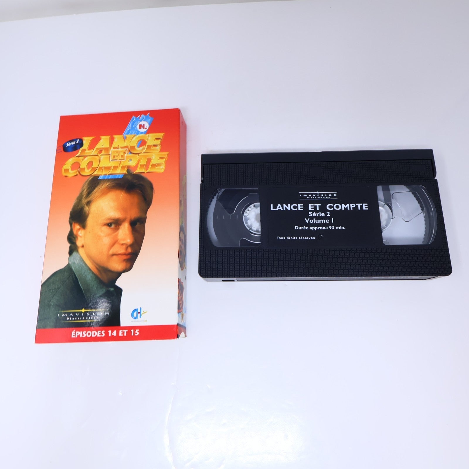 Lance et Compte Lot 15 VHS Série 1-2-3 Pierre Lambert Hockey National Messier