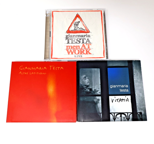 Gianmaria Testa 3 CD Lot Altre Latitudini/Vitamia/Men At Work Live Jazz/Folk/Pop
