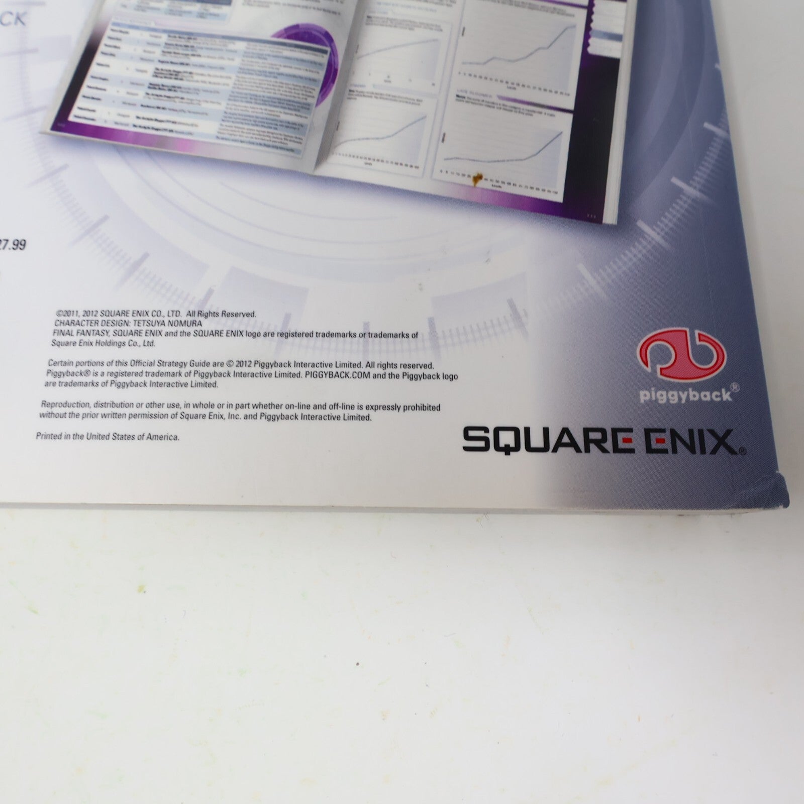 2012 Final Fantasy Xiii-2 the Complete Official Guide Piggyback Video Game Guide