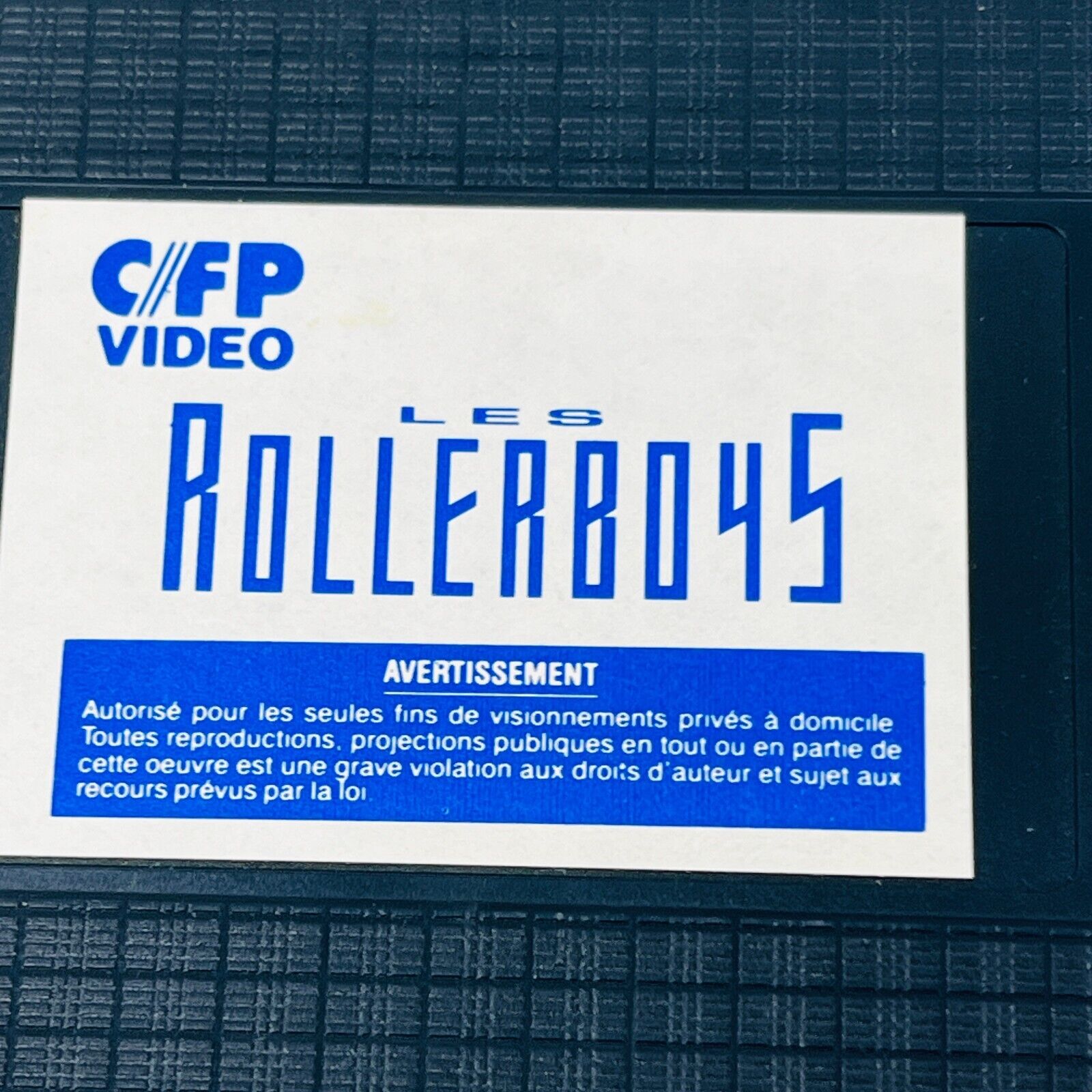 1991 Les Rollerboys VHS Testé Français/French Corey Haim Patricia Arquette NTSC