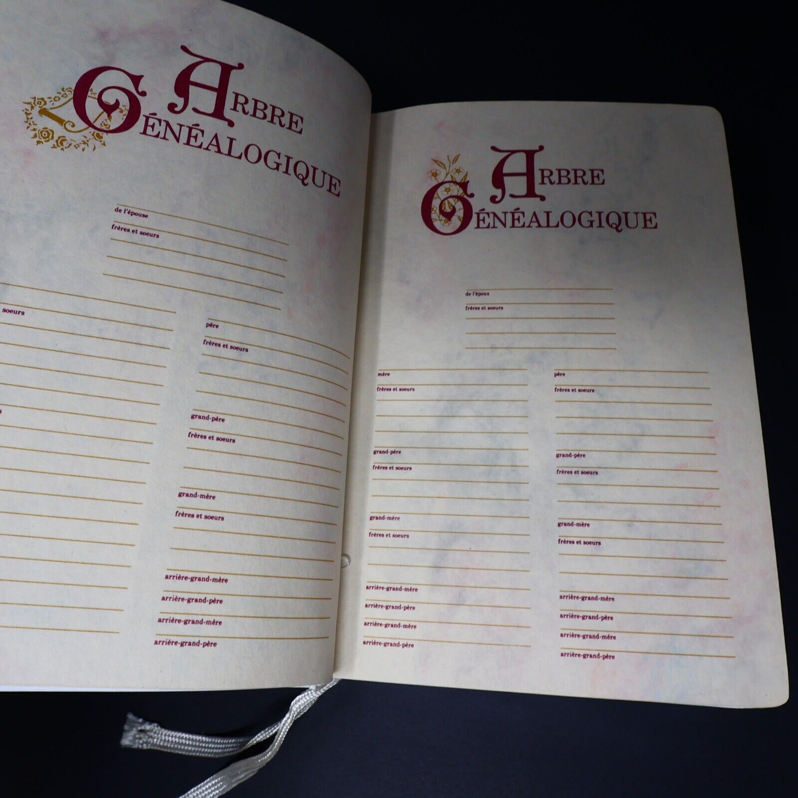 1988 La Sainte Bible de Mariage TOB Hardcover HC Societe Biblique Canadienne 80s