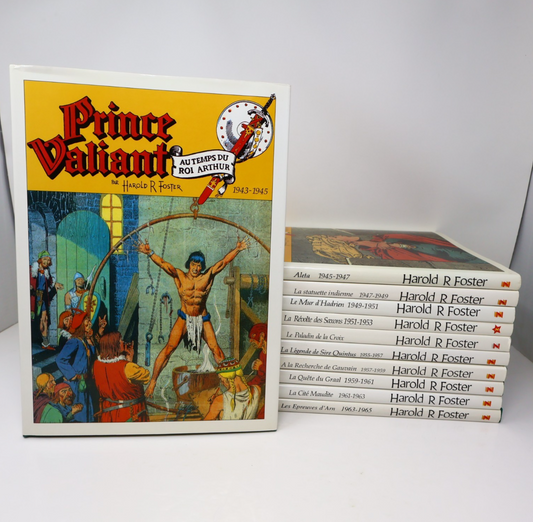 Prince Valiant Au Temps du Roi Arthur #4-14 Lot BD Harold Foster Zenda Français
