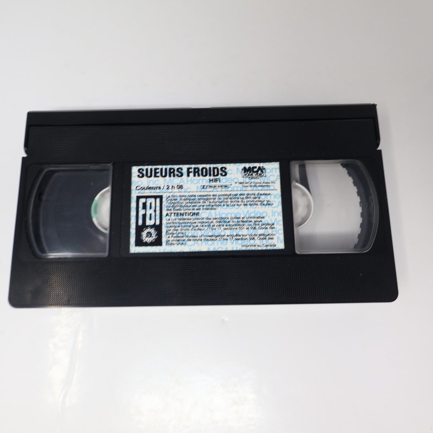 Sueurs Froides (Vertigo) VHS Français/French NTSC James Stewart Alfred Hitchcock