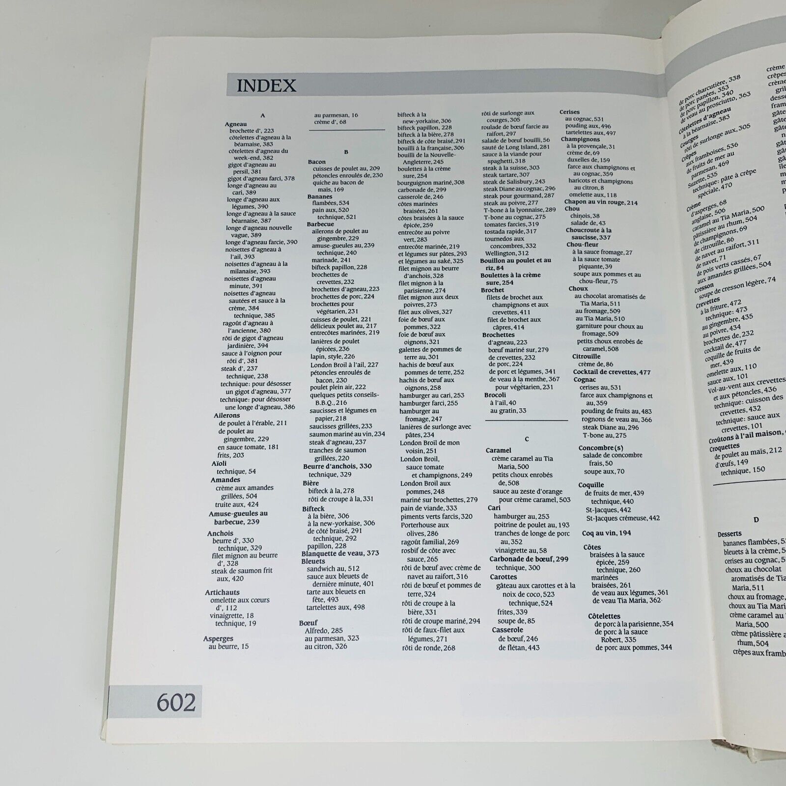 1987 Le Grand Livre de la Cuisine de Pol Martin Recettes Français Cookbook HC
