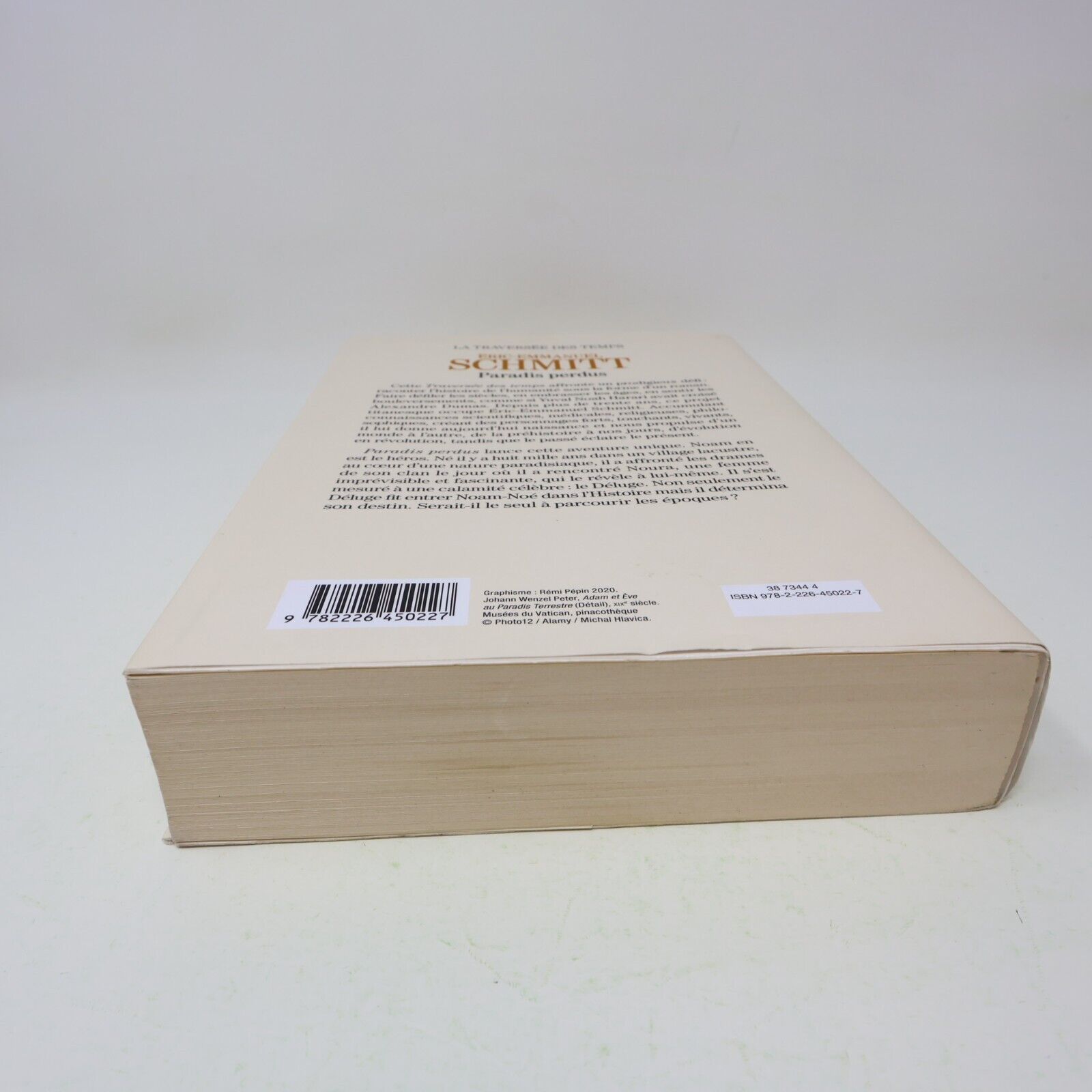 2021 Paradis Perdus Roman Éric-Emmanuel Schmitt La Traversée des Temps #1 Livre