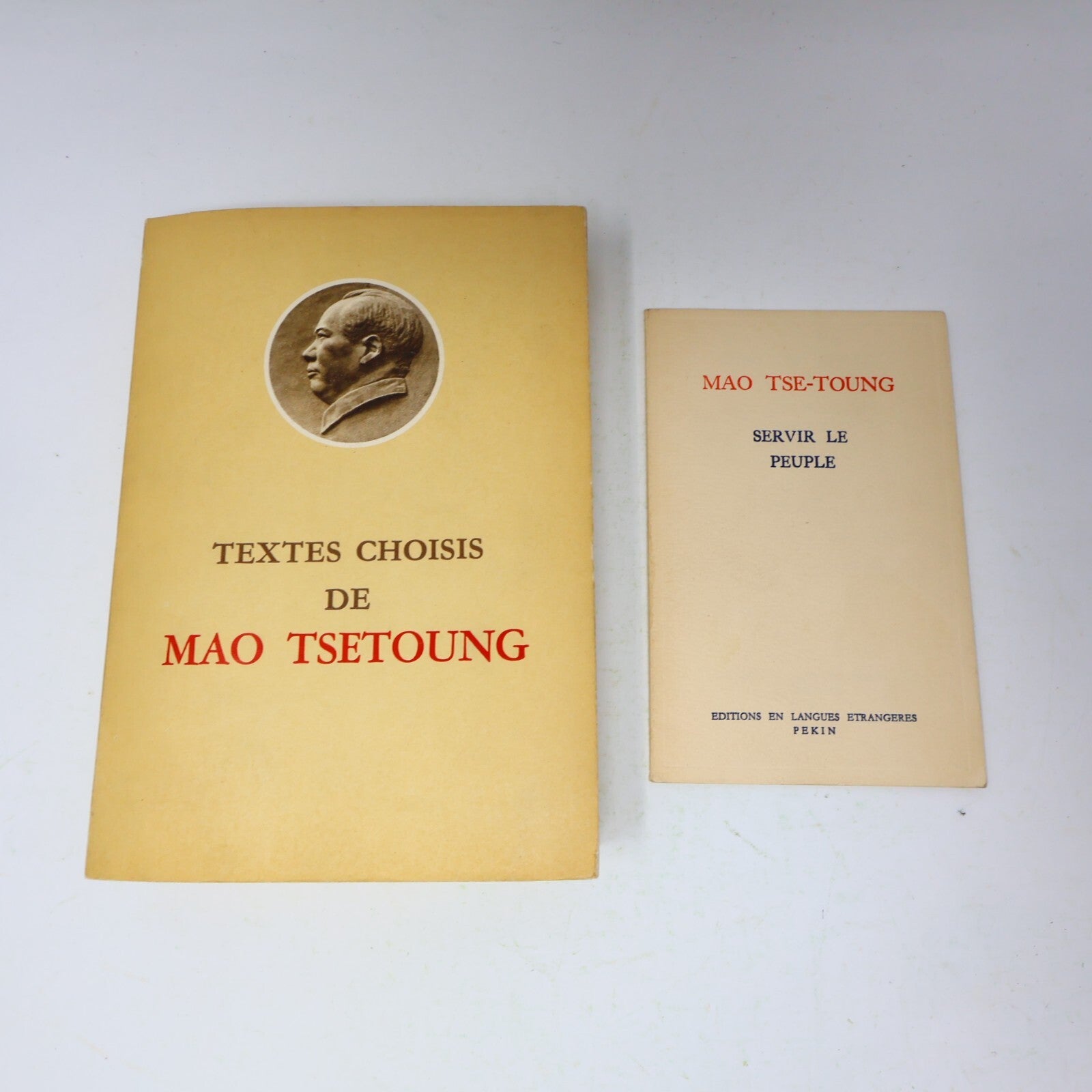 1972 Textes Choisis de Mao Tsetoung Politique Société Français Paperback Livre