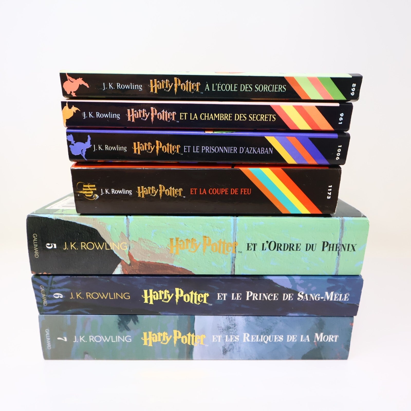 Harry Potter #1-7 Folio Junior Série Complète Lot 7 Livres J.K. Rowling Français