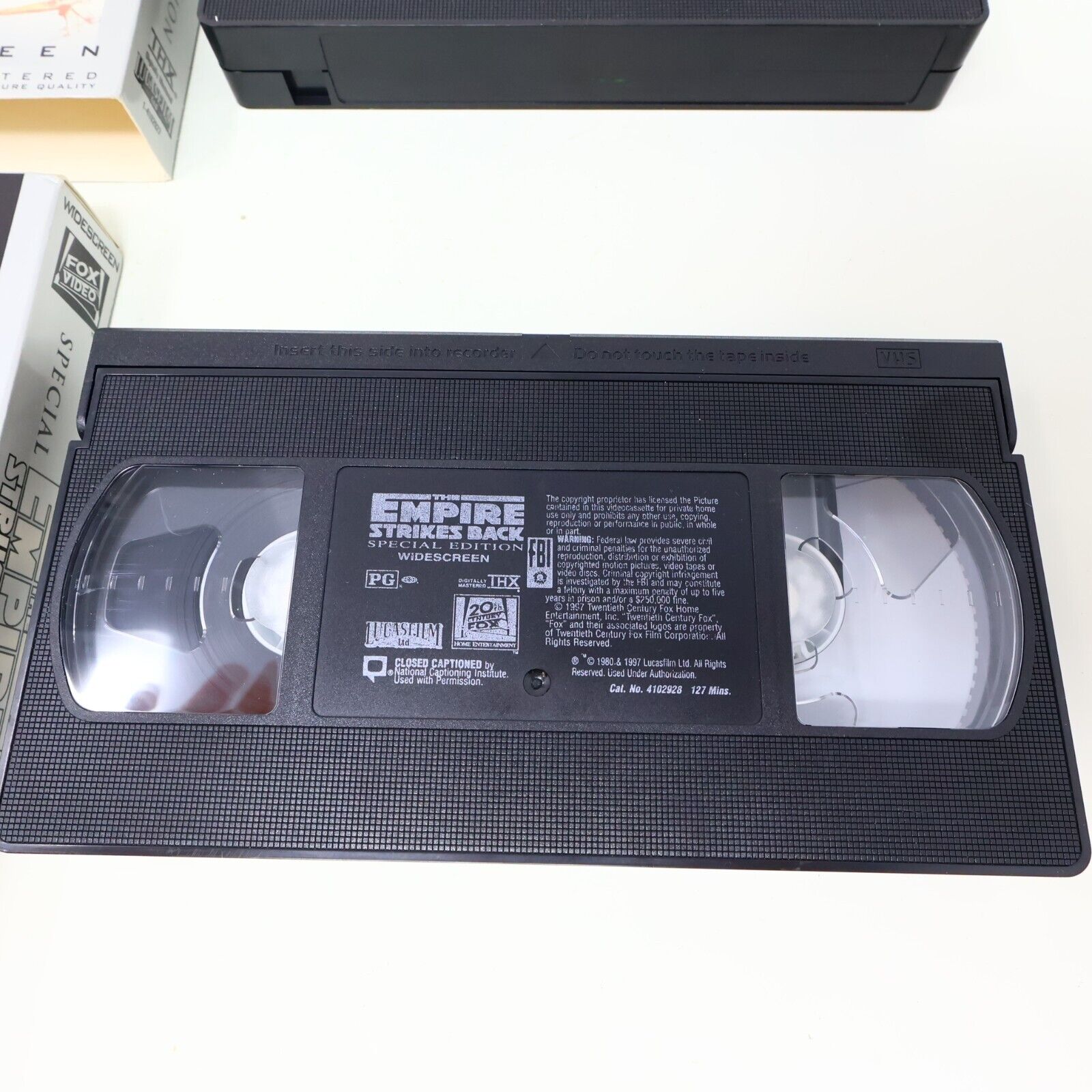 Star Wars Trilogy VHS Special Platinum Widescreen Edition Tested Fox Video 1997