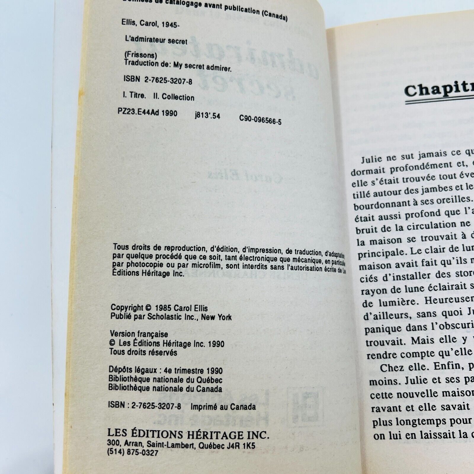 9x Frissons EH Lot Livres Quel Rendez-Vous!/L'Accident/Poupées Mutilées Stine