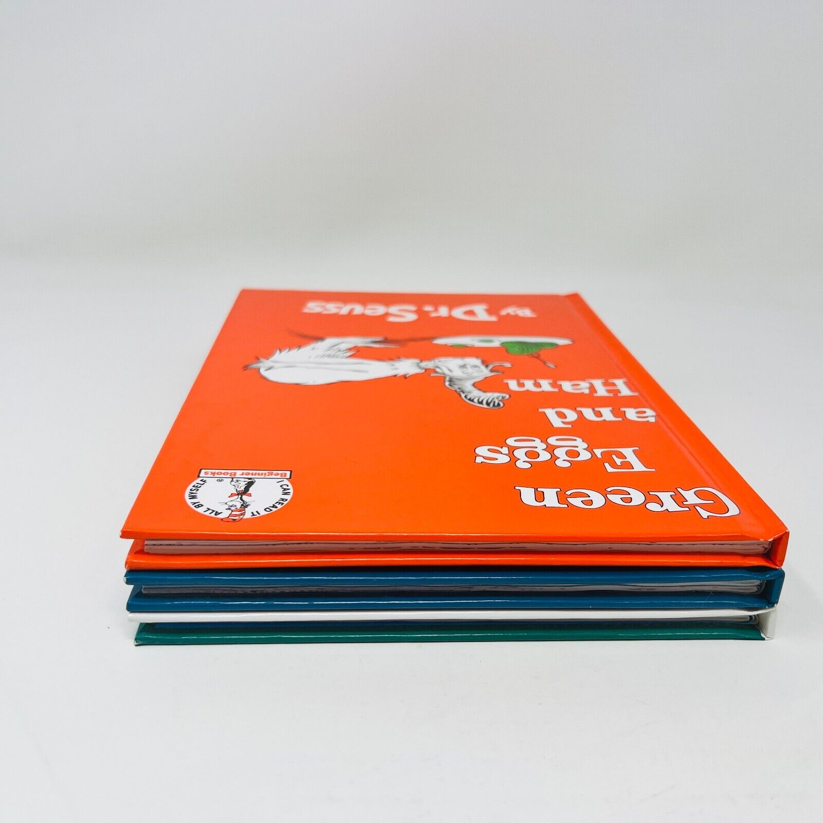 3x Dr. Seuss Green Eggs and Ham Hop on Pop Cat in the Hat Lot Books Hardcover HC