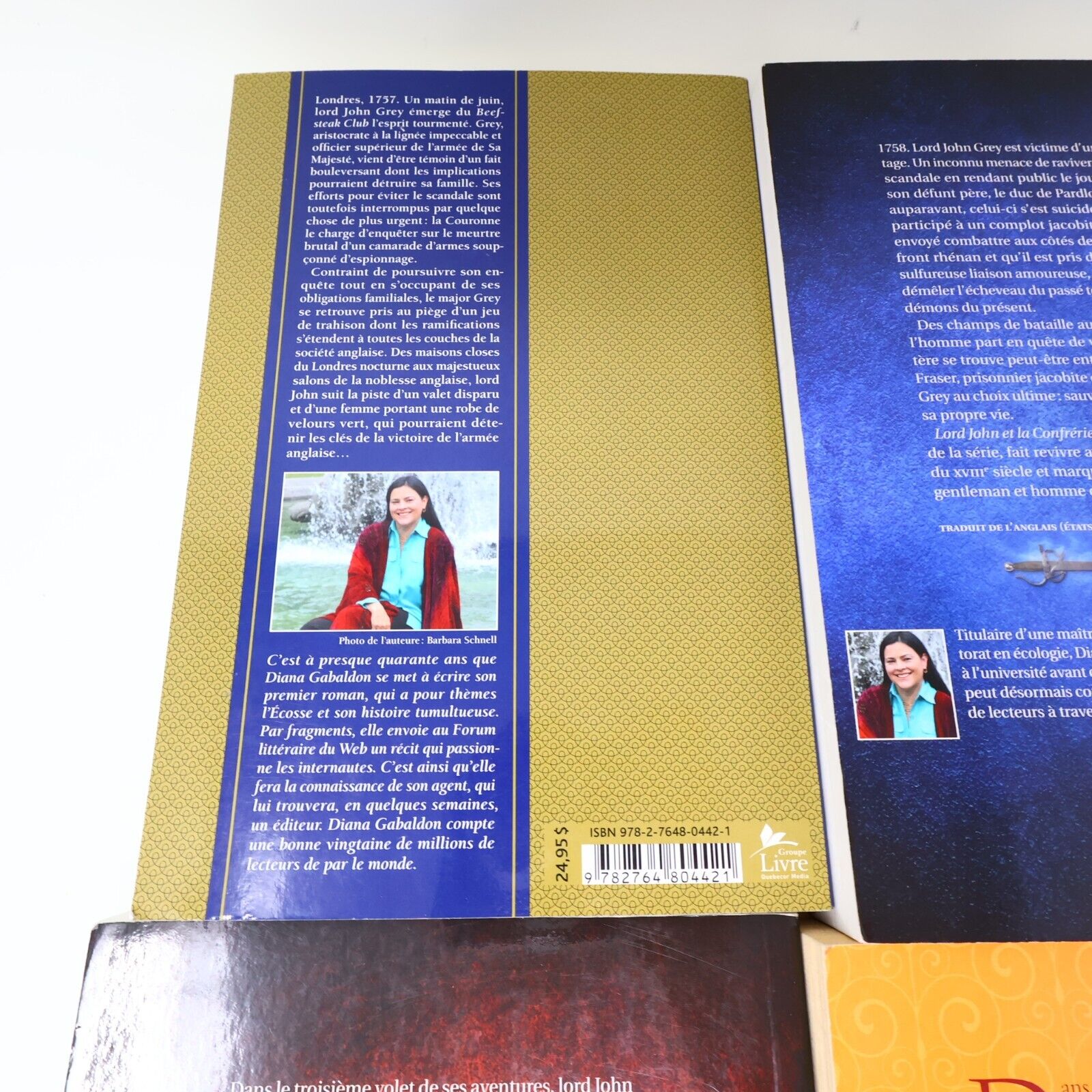 Lot 4 Livres Lord John #1-3 Outlander Diana Gabaldon Libre Expression Français