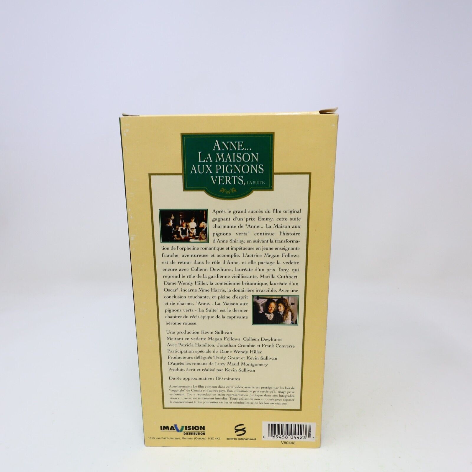 Anne la Maison aux Pignons Verts & la Suite Lot 4 VHS NTSC Testés Megan Follows