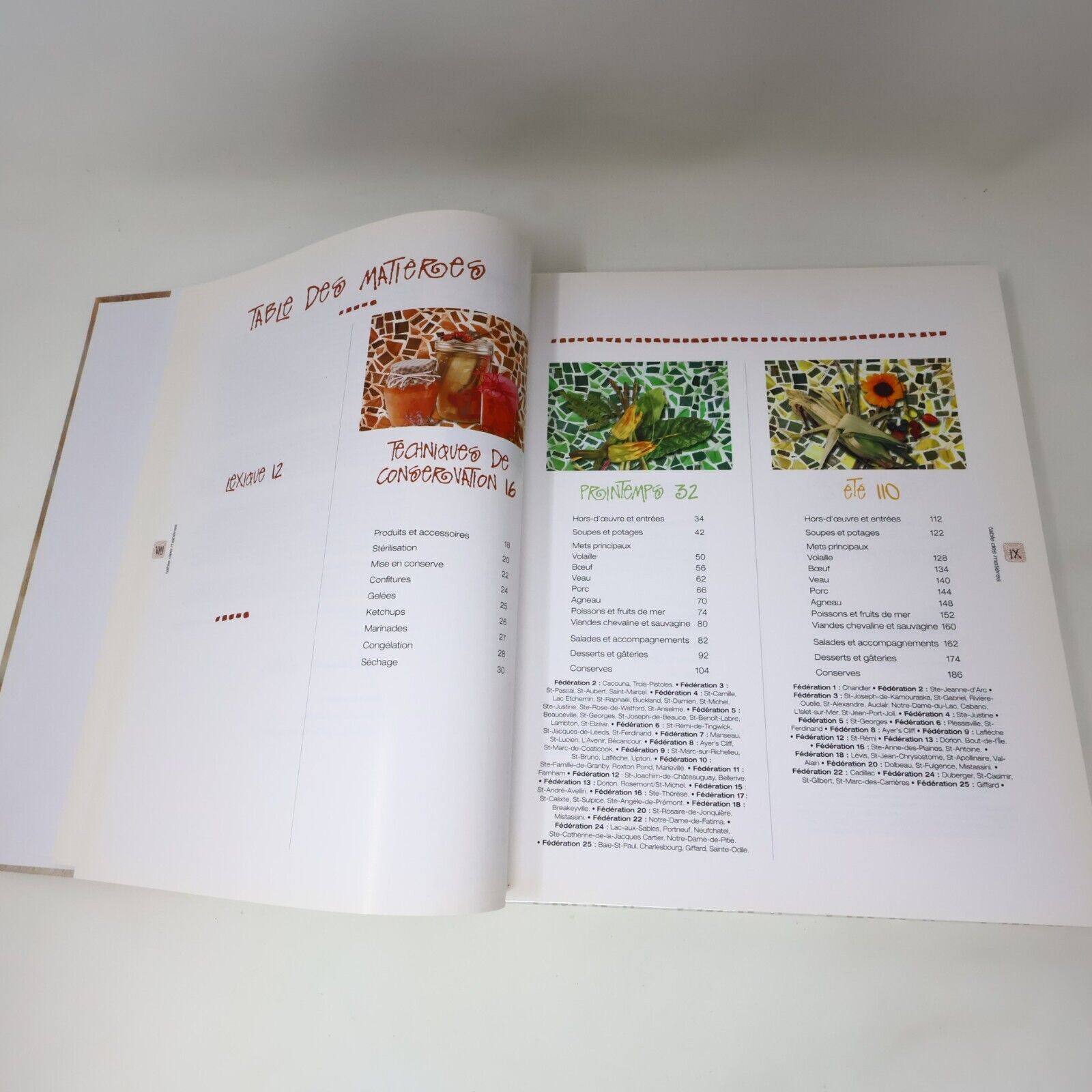 2000 Les Cercles de Fermières du Québec #5 Qu'est-ce qu'on Mange? Cuisine Livre