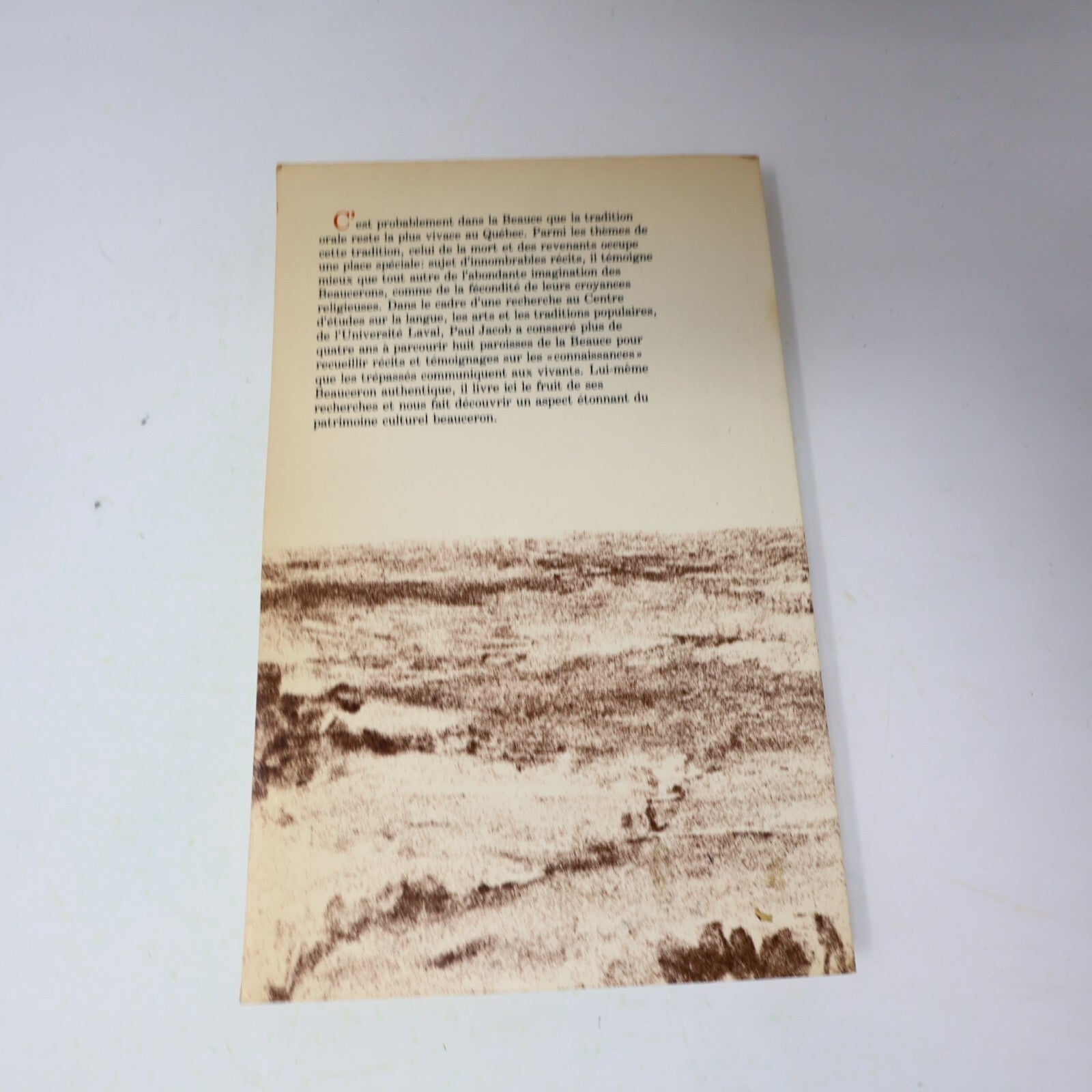 1978 Les Revenants de la Beauce Paul Jacob Boréal Québec Fantômes Folklore Livre