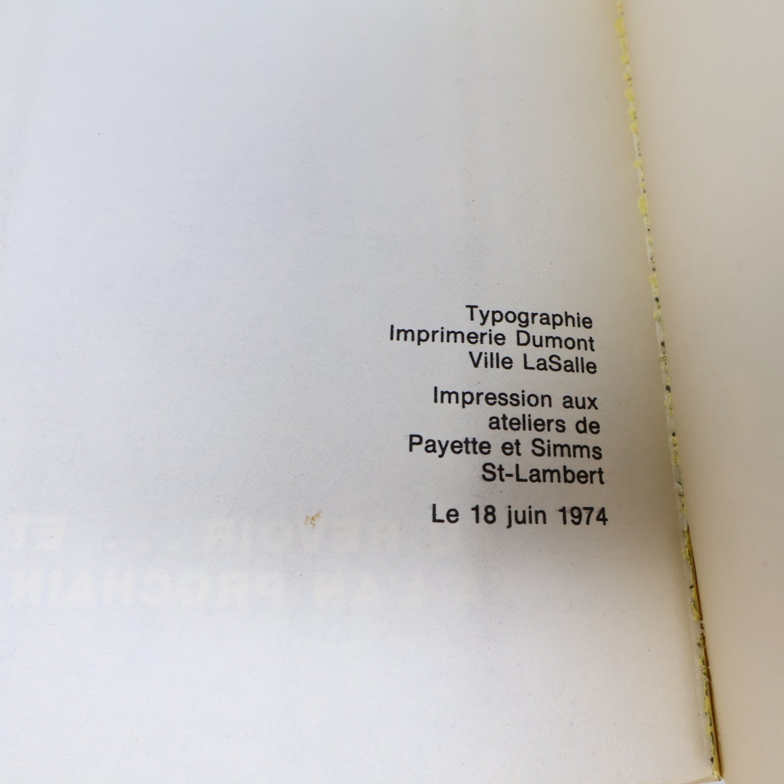 1974 Montréal Insolite un Guide pour les Oiseaux de Nuit Jodoin/Merckel Tourisme