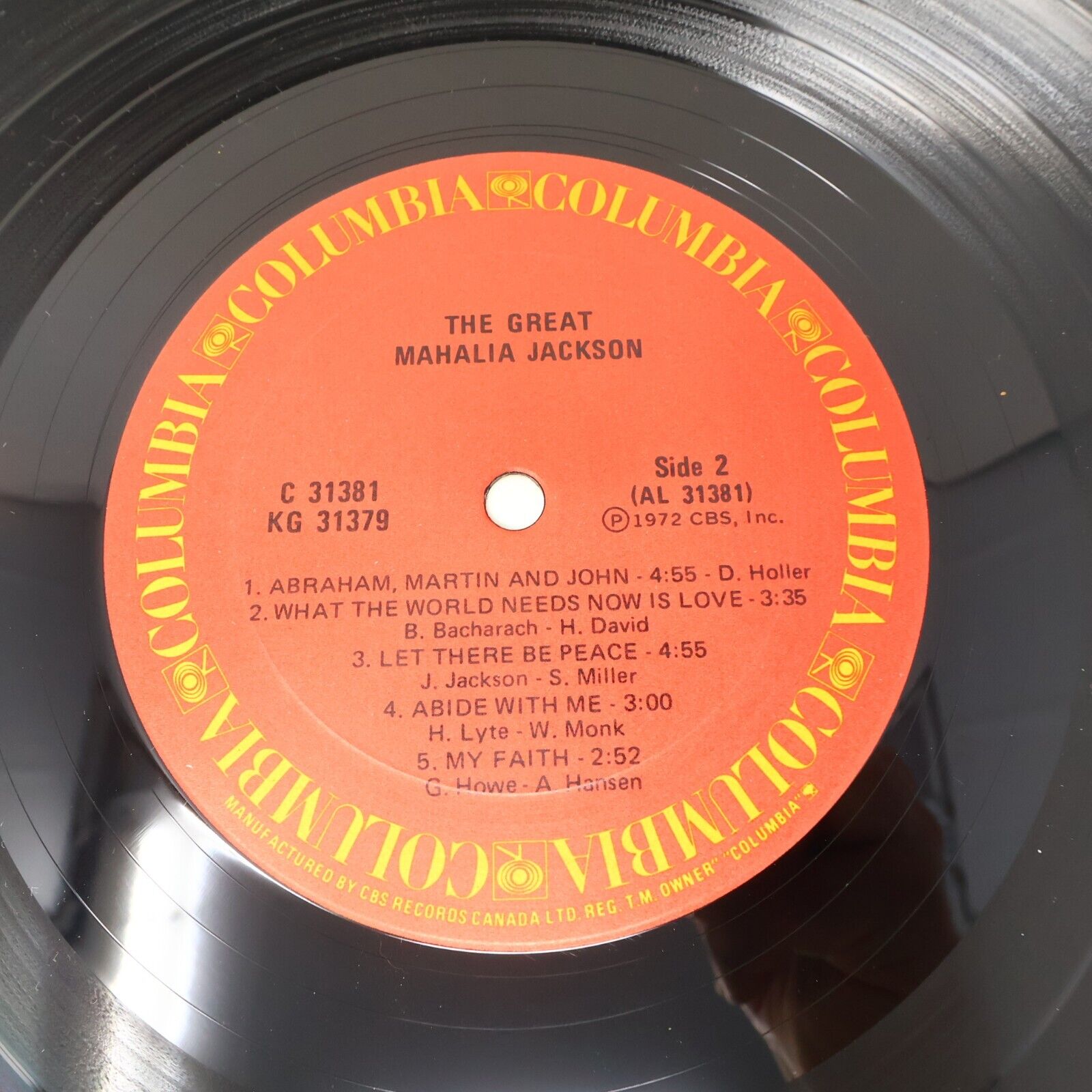 The Great Mahalia Jackson 2x LP Record Vinyl KG 31379 Canada 1972 Rock Of Ages