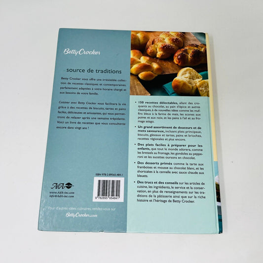 2008 Cuisiner avec Betty Crocker Livre de Recettes Cuisine Ada Français/French