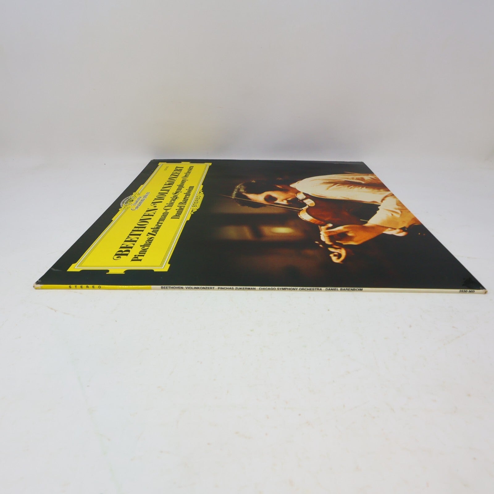 Beethoven Pinchas Zukerman Violinkonzert Chicago Barenboim LP Record 2530 903