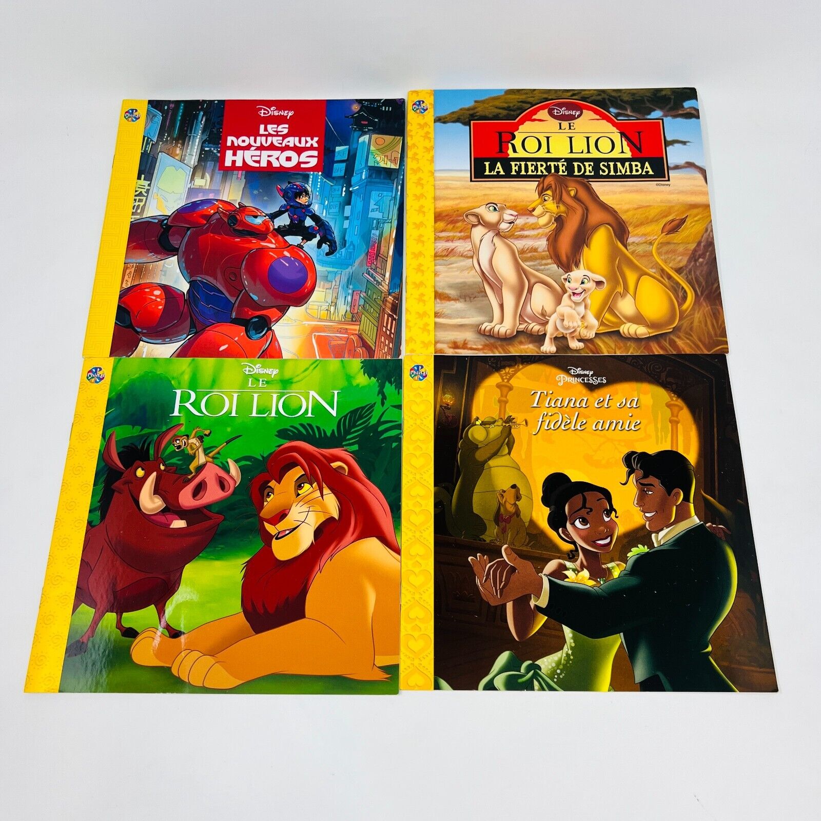 Lot de 10 Livres Phidal Jeunes Enfants Français/French Princesses/Super Héros/+