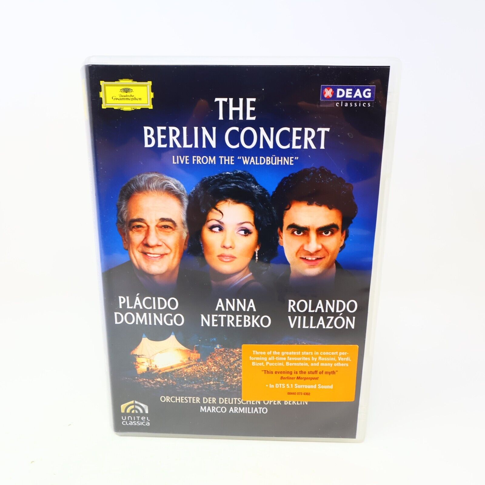 The Berlin Concert Live from the "Waldbühne" DVD Placido Domingo NTSC Tested