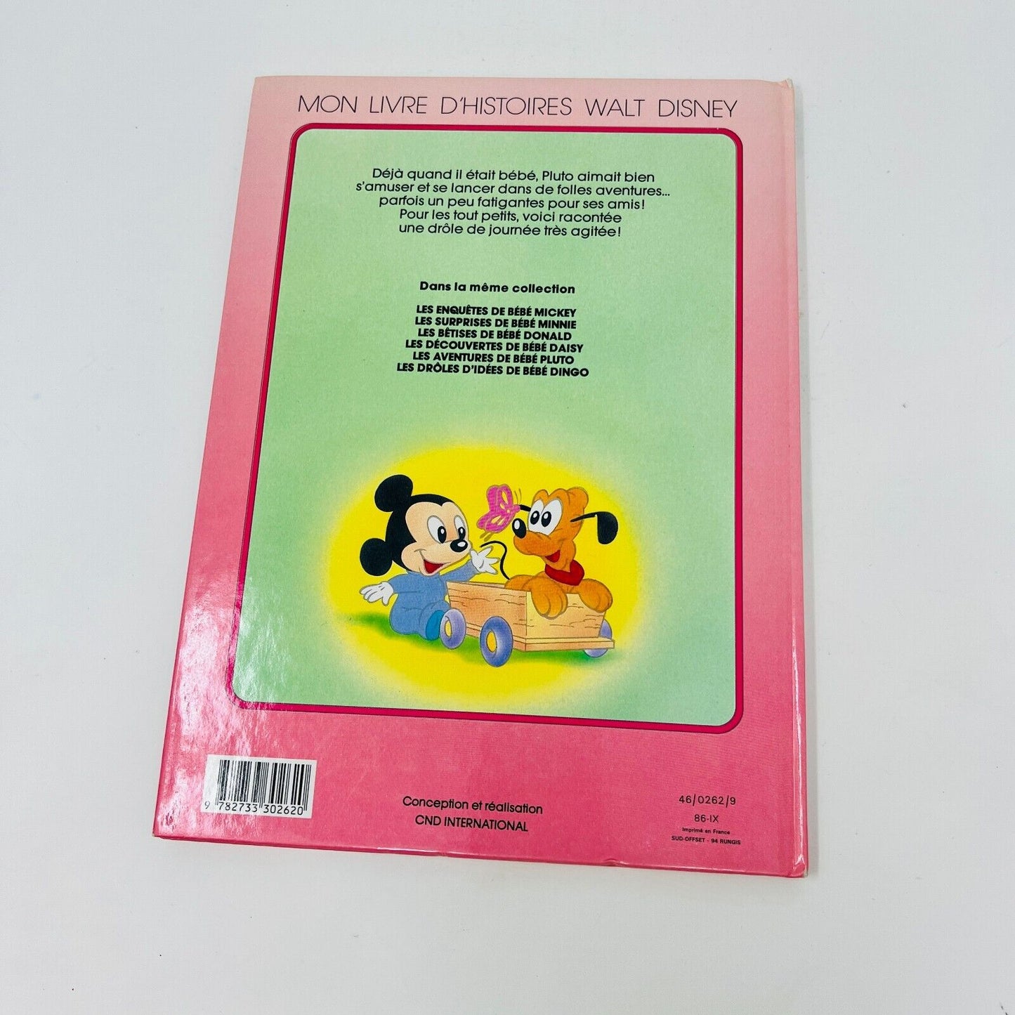Lot de 5 Mon Livre d'Histoires/D'Images Walt Disney Enfants Français/French 1986