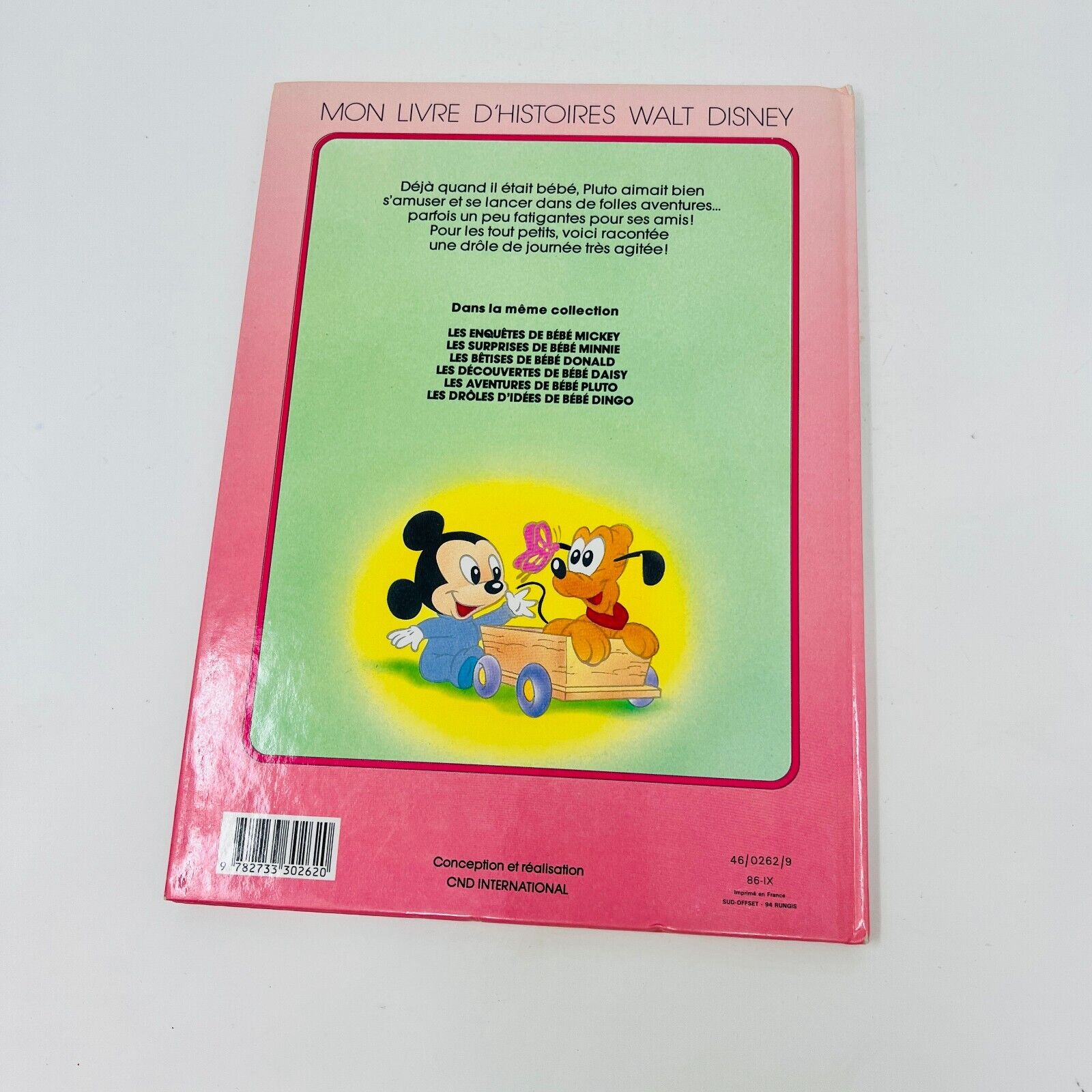 Lot de 5 Mon Livre d'Histoires/D'Images Walt Disney Enfants Français/French 1986