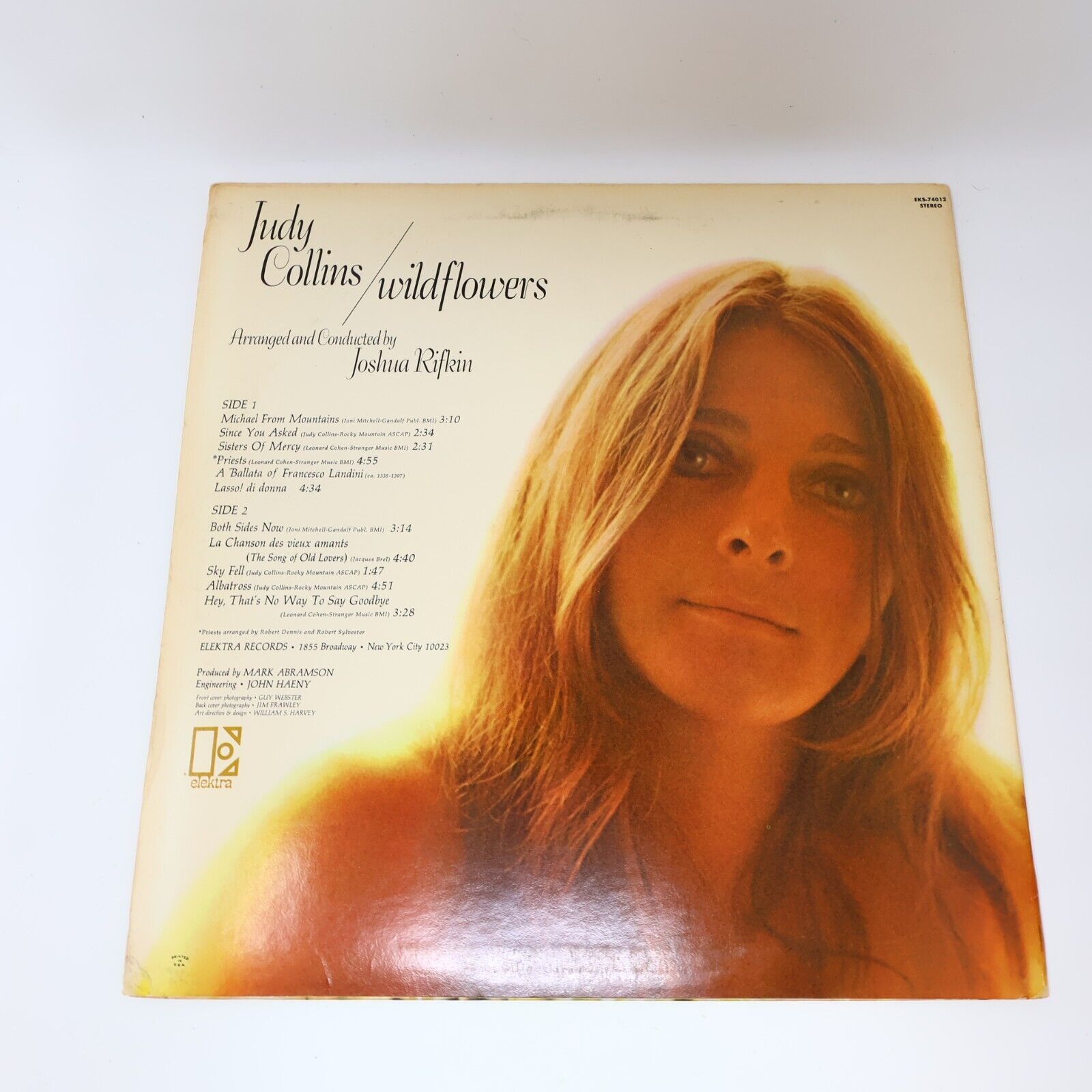 Judy Collins Wildflowers LP Record Elektra EKS-74012 Both Sides Now Michael From