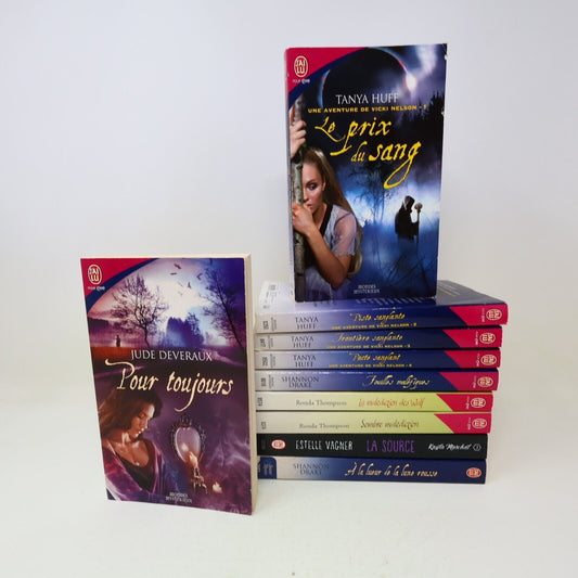 J'Ai Lu Pour Elle Vicky Nelson Fantasy Fantastique Mystère Lot 10 Livres French