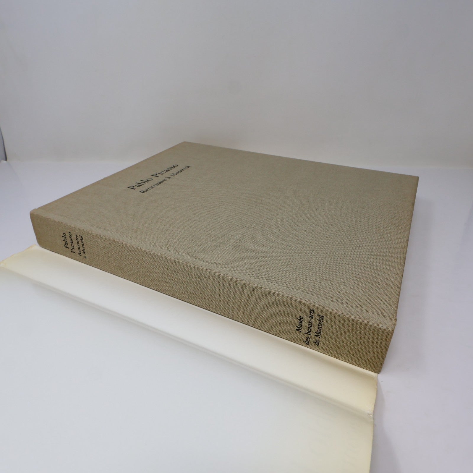 Pablo Picasso Rencontre à Montréal Art Catalogue d'Exposition 1985 HC Français