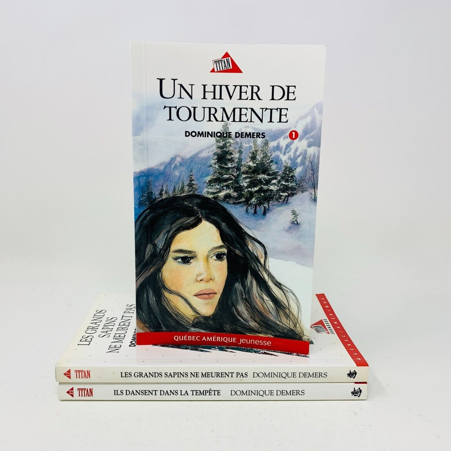 3x Marie-Tempête Série Complète Titan Jeunesse Dominique Demers Lot 3 Livres 90s