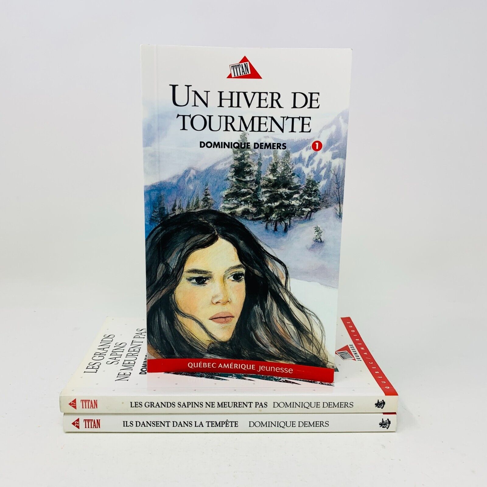 3x Marie-Tempête Série Complète Titan Jeunesse Dominique Demers Lot 3 Livres 90s