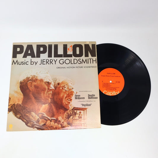Jerry Goldsmith Papillon Movie Soundtrack LP Record 1973 ST-11260 Steve McQueen