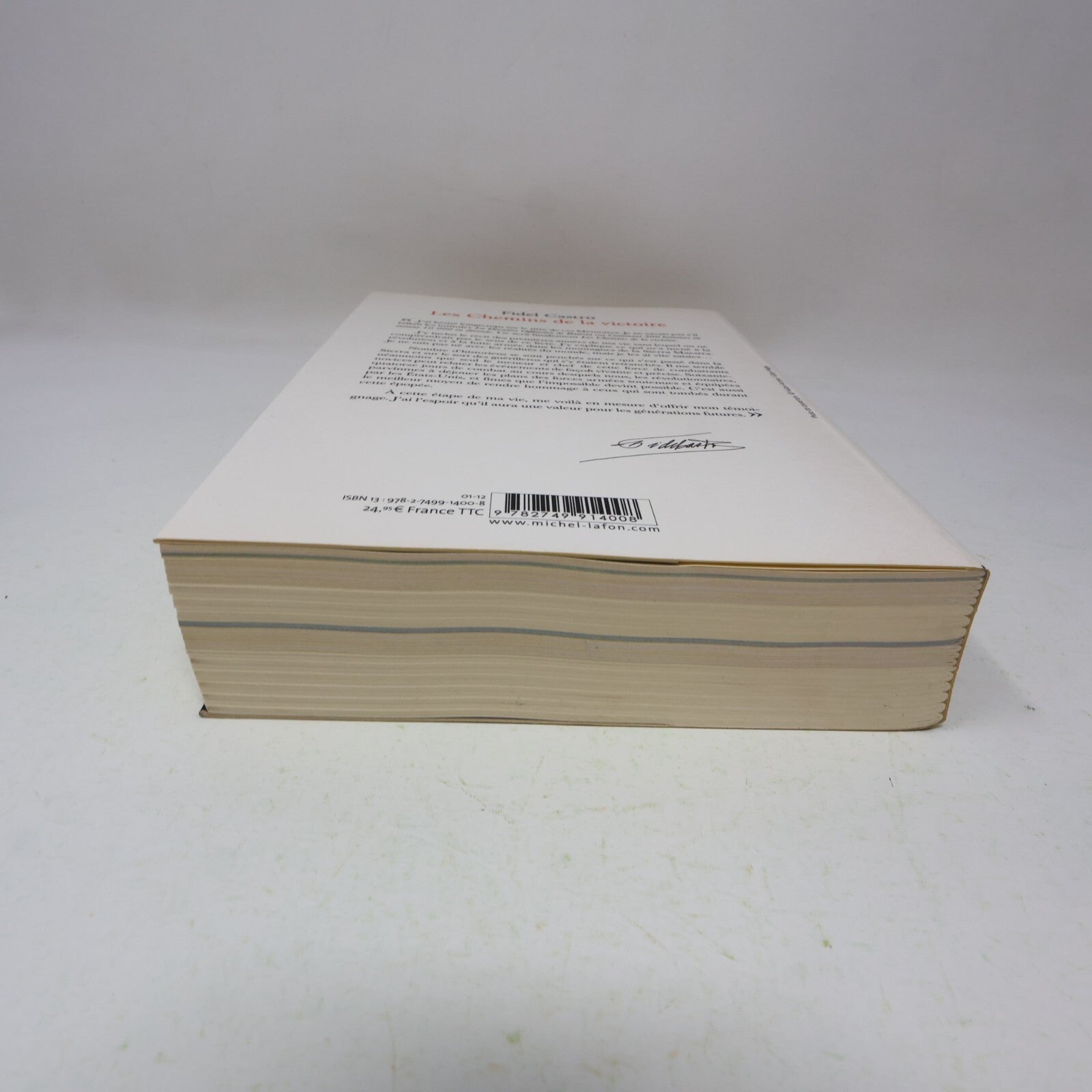 2012 Les Chemins de la Victoire Fidel Castro Biographie Politique Michel Lafon
