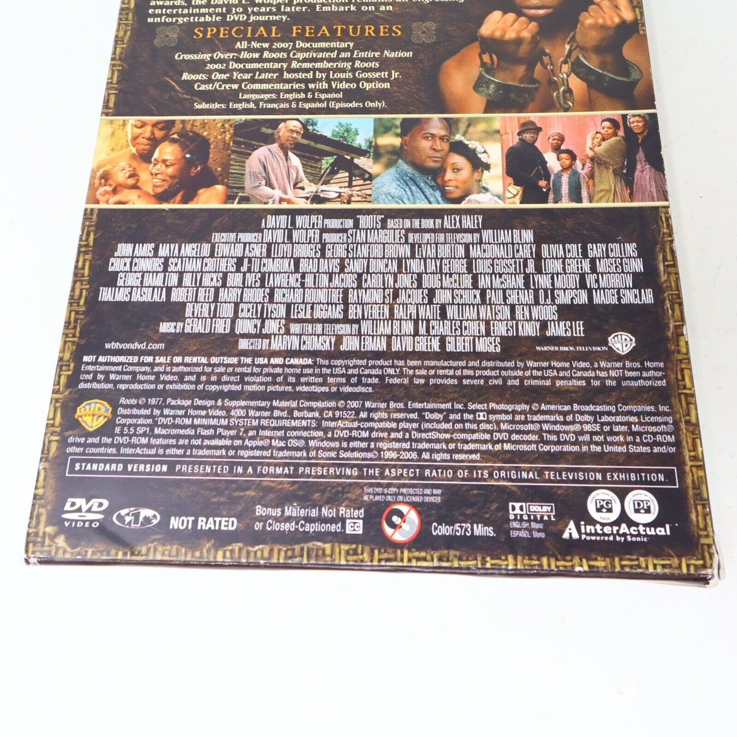 Roots 30th Anniversary Edition DVD Set Tested English / Spanish NTSC John Amos
