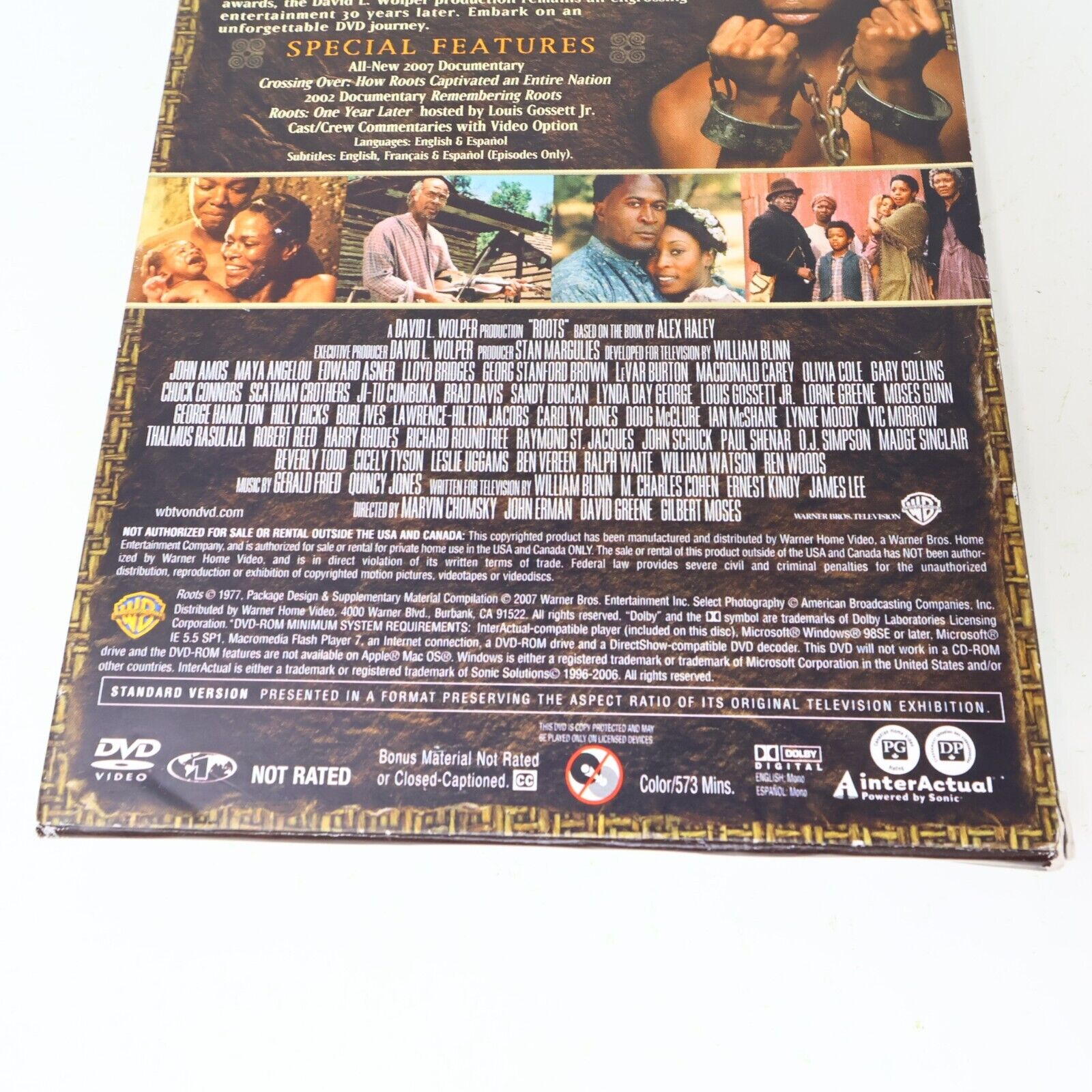 Roots 30th Anniversary Edition DVD Set Tested English / Spanish NTSC John Amos