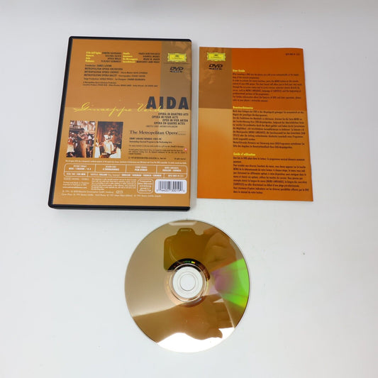 Giuseppe Verdi Aida DVD Metropolitan Opera James Levine Placido Domingo NTSC 4:3