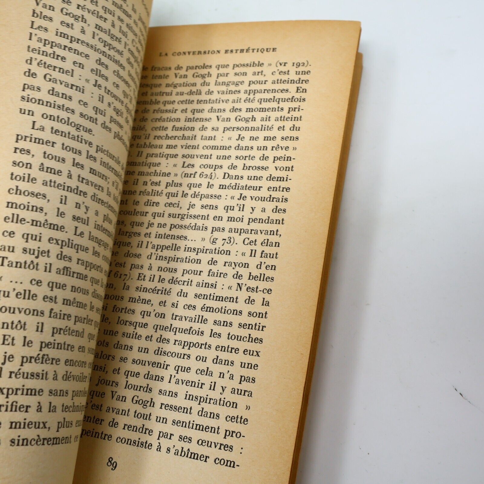 1964 Van Gogh ou la Remontée Vers la Lumière La Recherche de l'Absolu Plon PB