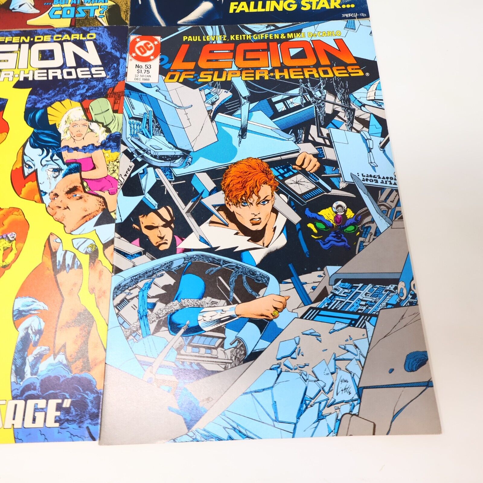 Lot 10 Comics Legion of Super-Heroes #42, 47-48, 51-56, 58 DC Levitz 1980s
