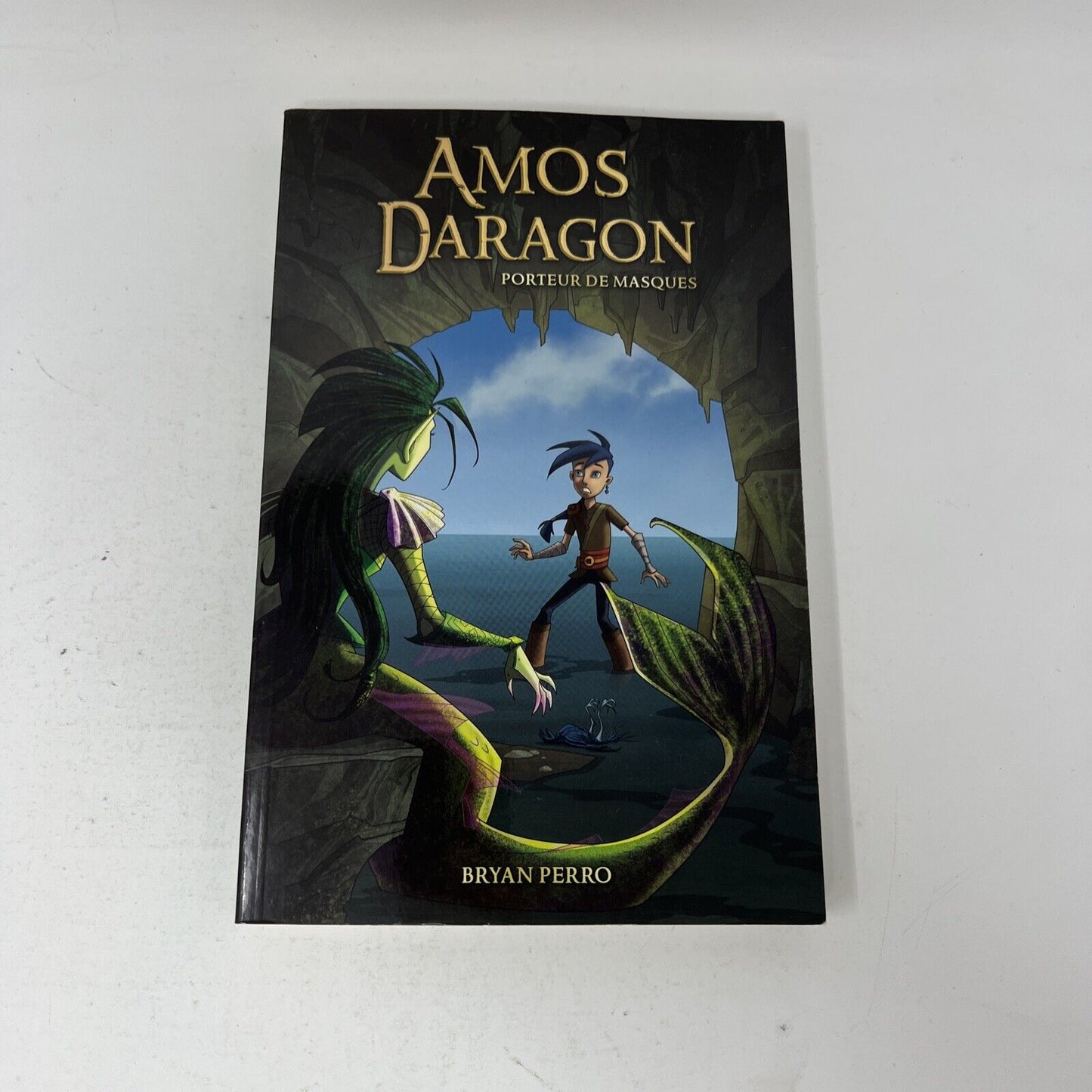 Amos Daragon #1-2-3-4 de Bryan Perro Lot Livres Édition 2020 Porteur de Masques