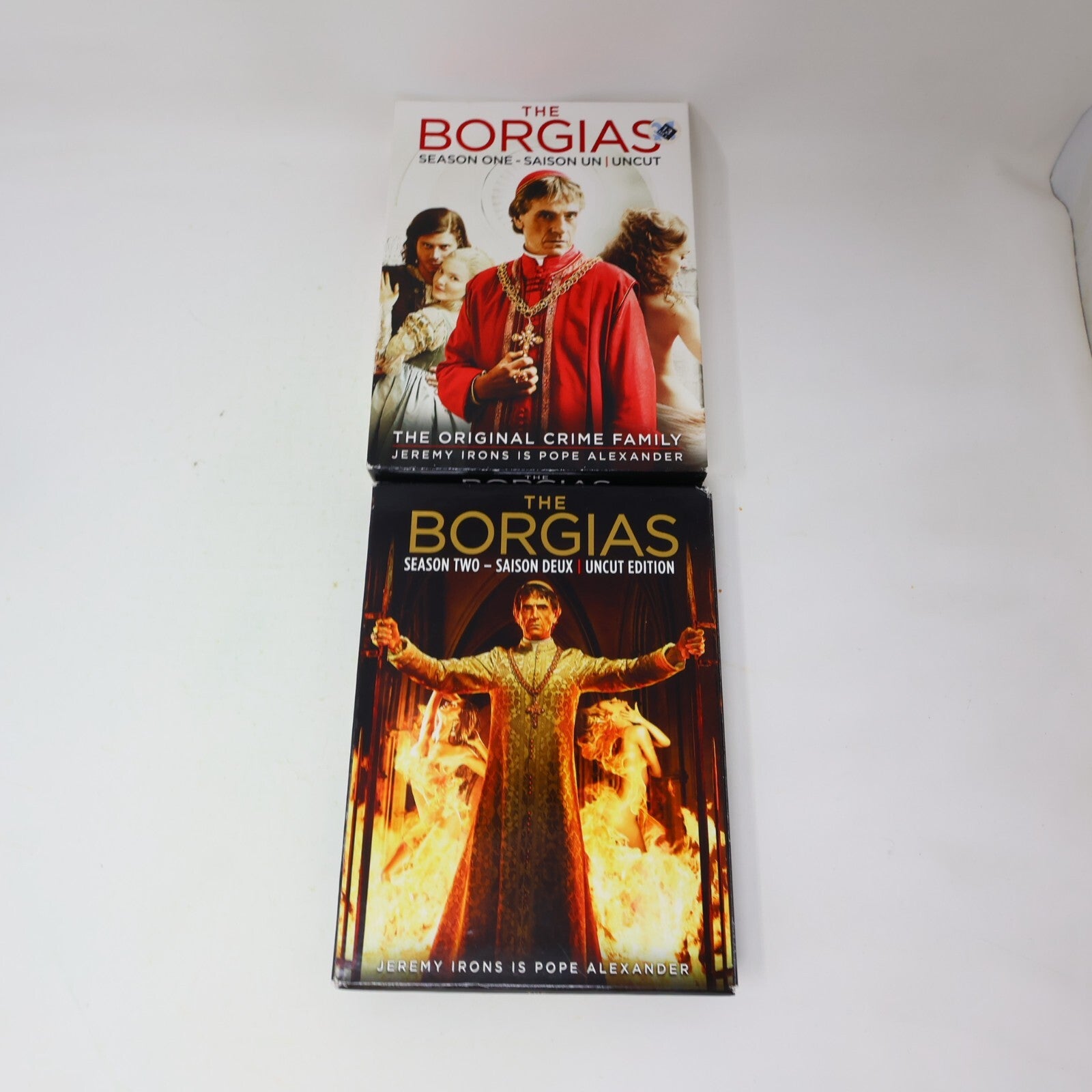 The Borgias Complete Series Uncut Season #1-2-3 DVD Set NTSC English & Français