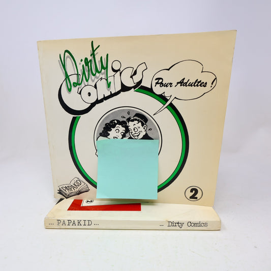 Dirty Comics pour Adultes #1-2 Bandes dessinées Papakid Oriol Transit Lot 70s PB