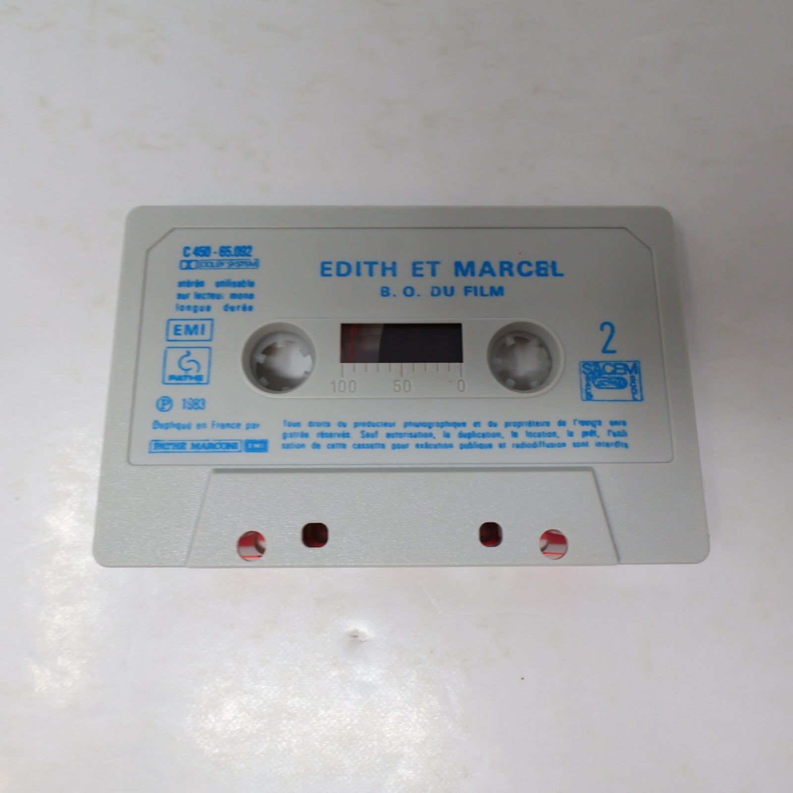 Edith Et Marcel Bande du Film Cassette Claude Lelouch/Francis Lai/Aznavour/Piaf
