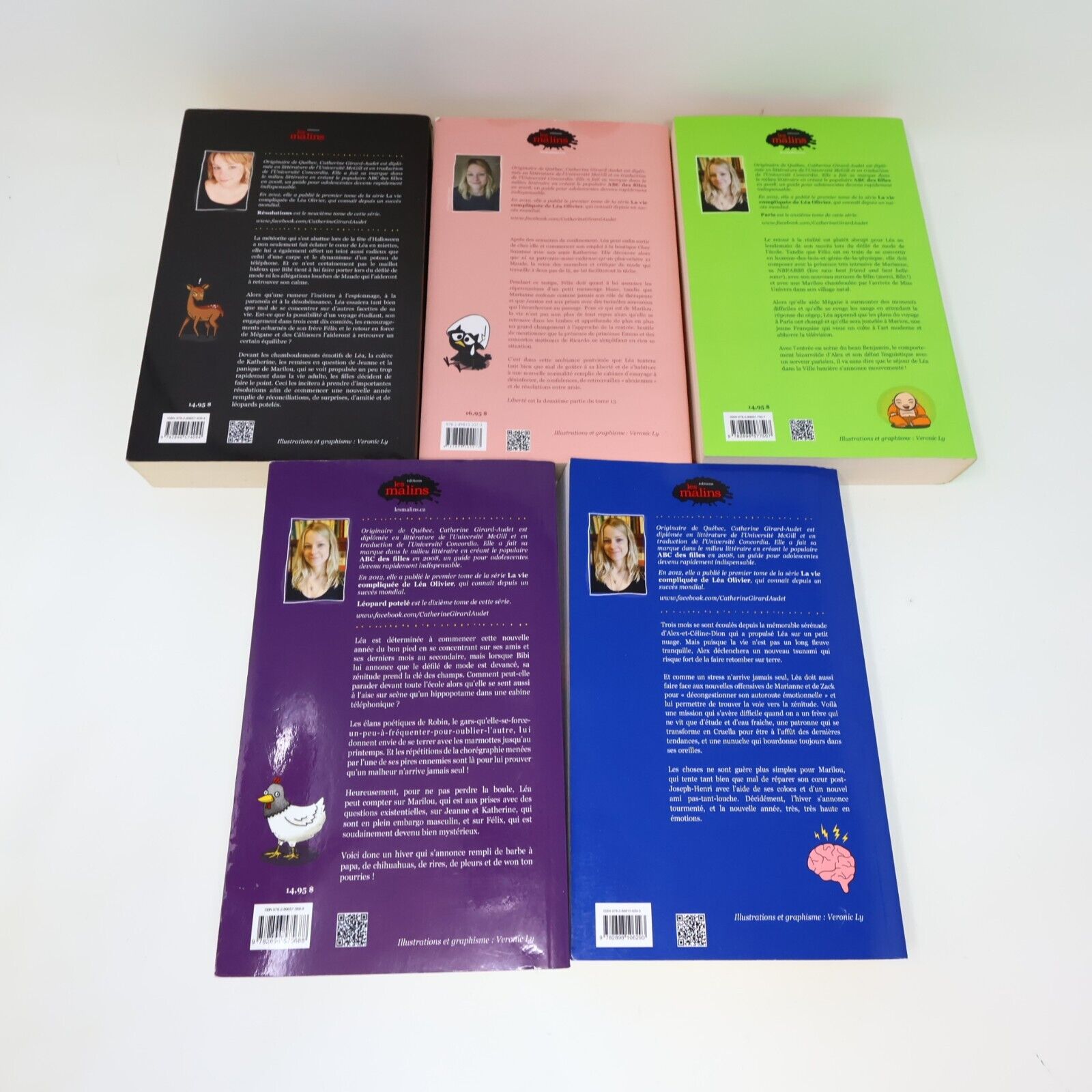 Lot 16 Livres La Vie Compliquée de Léa Olivier Catherine Girard-Audet Français