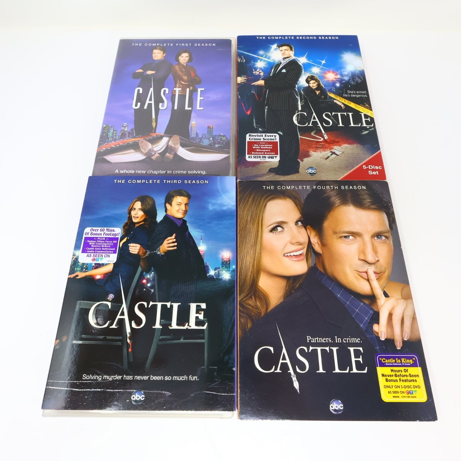 Castle 6 DVD Lot Seasons #1-6 2009-2014 Stana Katic Nathan Fillion NTSC Region 1