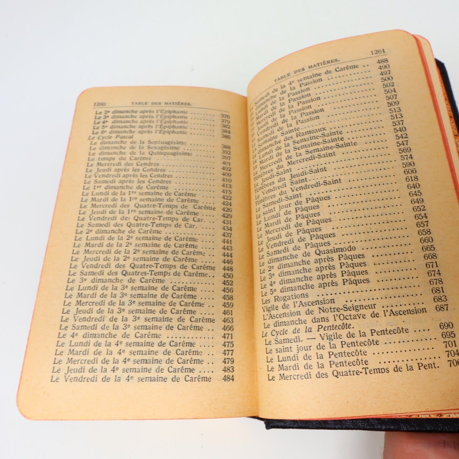 1922 Paroissien Romain Missel Vespéral Expliqué Proost Religion Français Latin