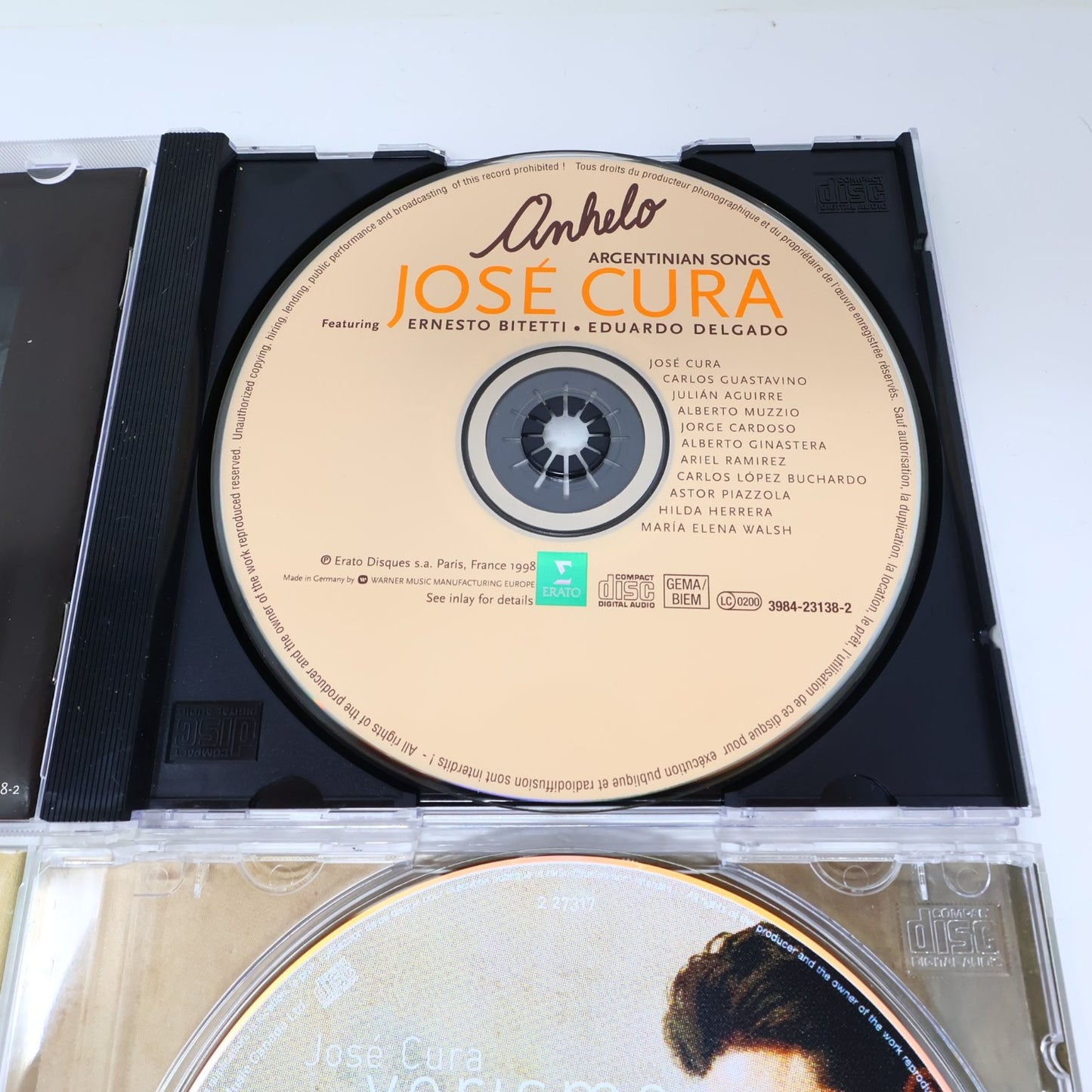 José Cura 3 CD Lot Anhelo/Verismo/Puccini Arias Classical Erato Philarmonia